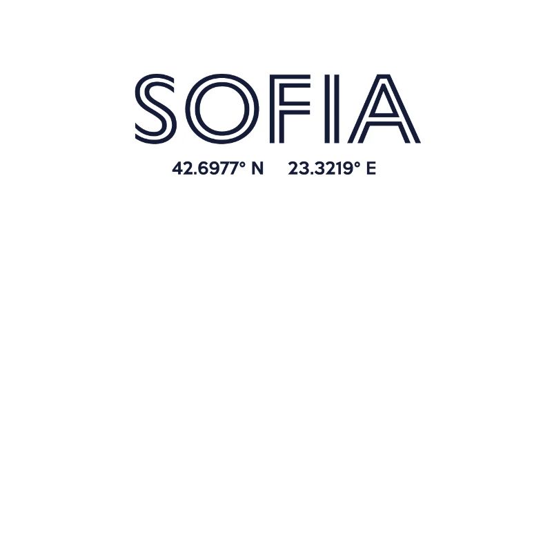 Bulgaria City coordinates - Sofia