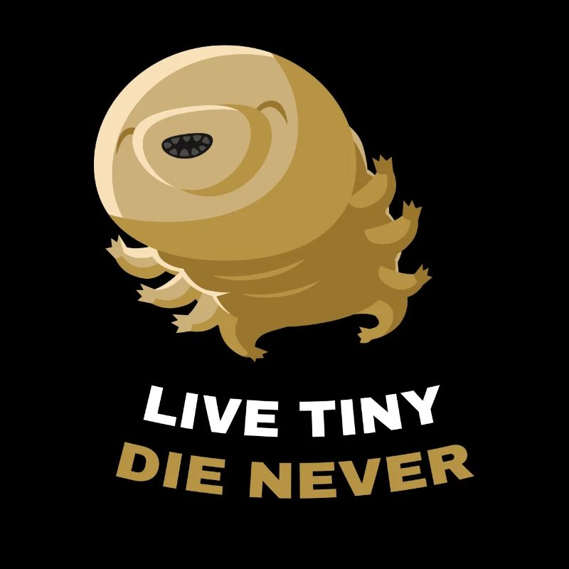 Live Tiny Die Never Bärtierchen