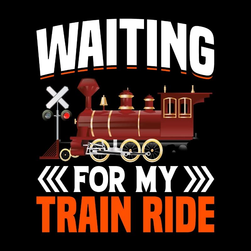 Train Station Lovers Graphic Proverb with Train