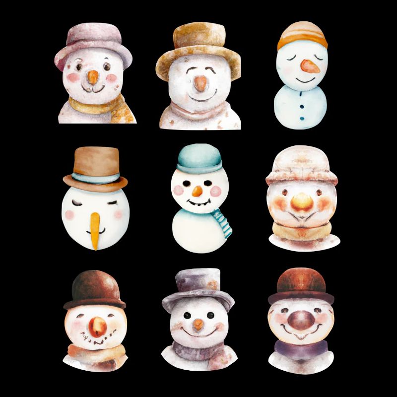 Snowman Faces