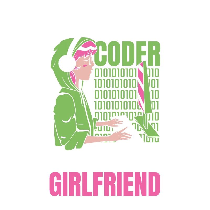 Développeur Coder Programmeur Petite amie