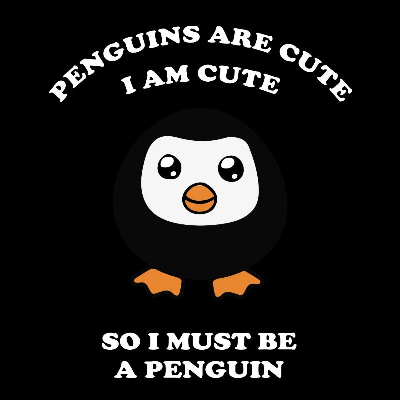kleiner dicker Pinguin