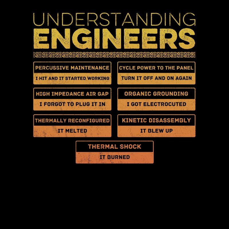 Understanding Engineers - Humor Sarcastic Engineer