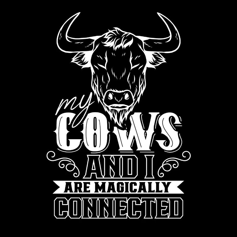 Mes vaches et moi sommes des vaches magiquement connectées