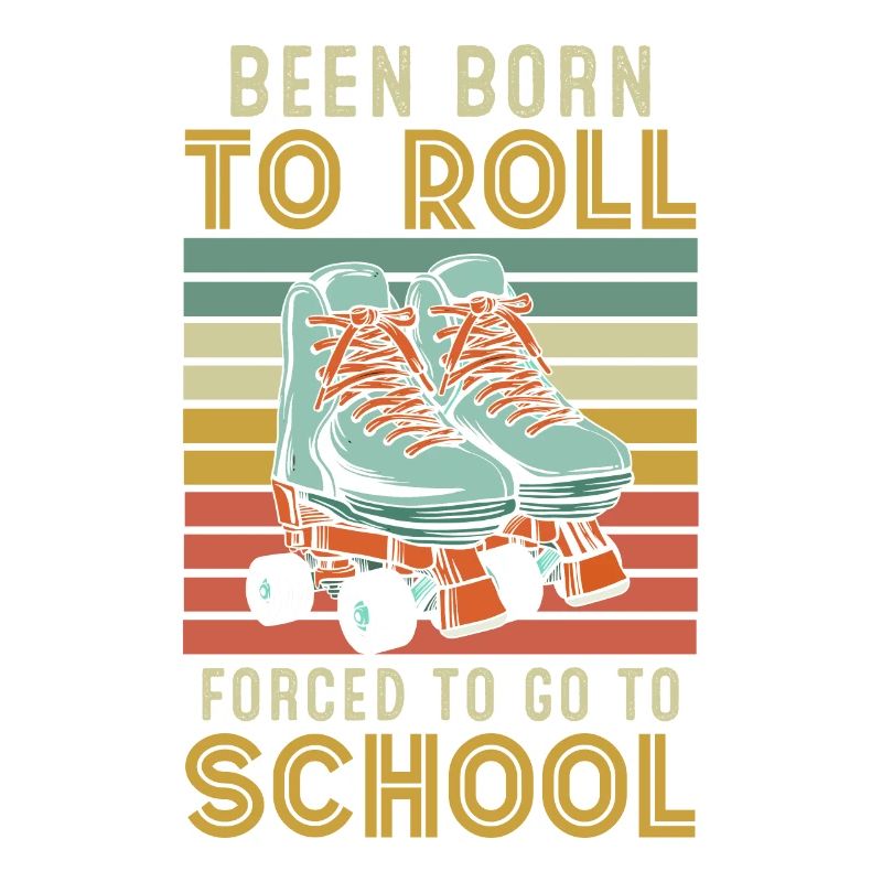 Inline Skate Geschenk Rollerskates Roller 70er