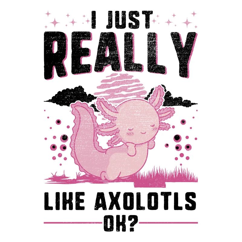 J’aime beaucoup la salamandre à queue d’Axolotl