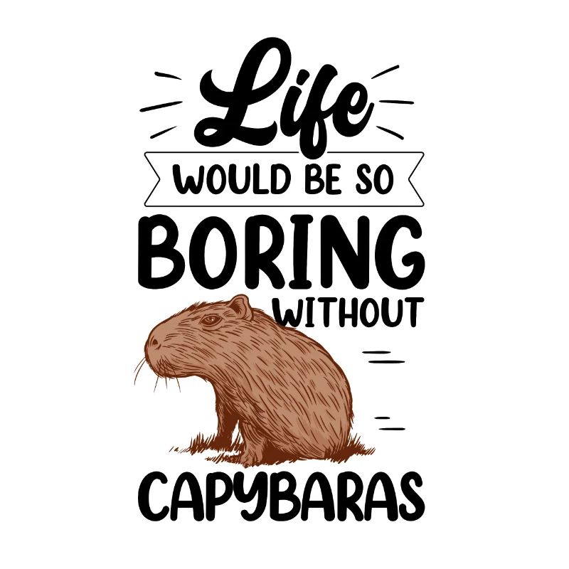 Capybara would be boring without capybara