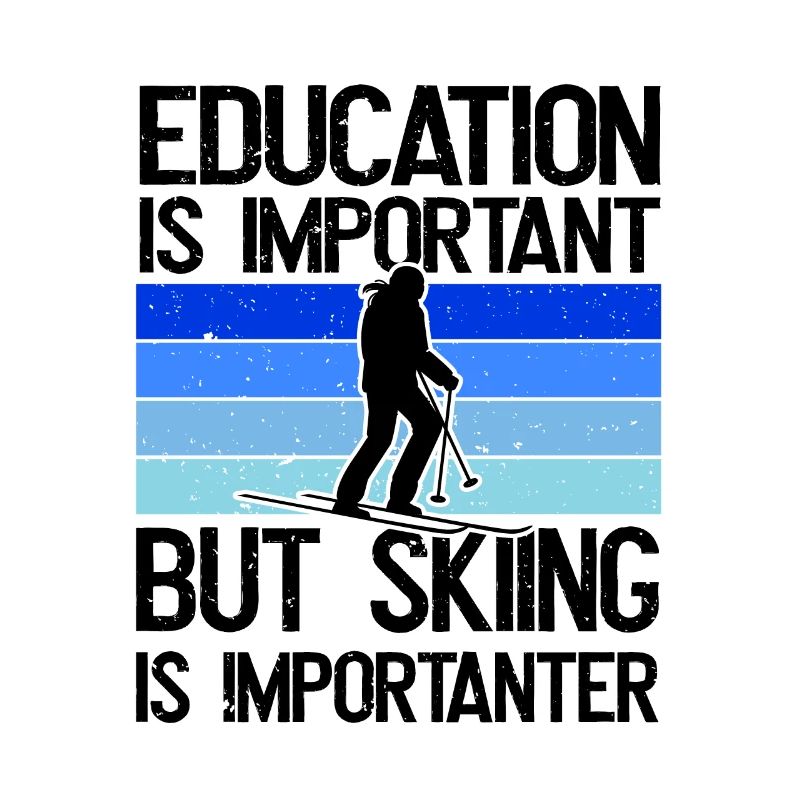 L'istruzione è importante, ma lo sci è più importante