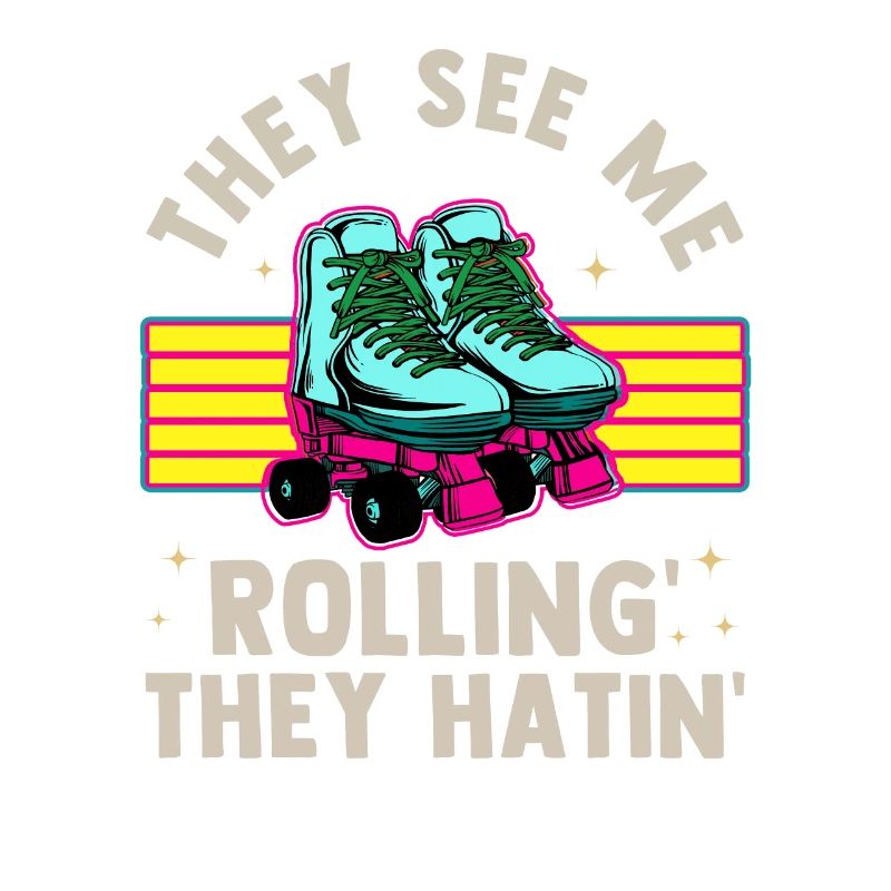 Inline Skate Geschenk Rollerskates Roller 70er