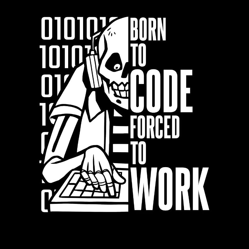 Développeur Coder Programmeur Squelette