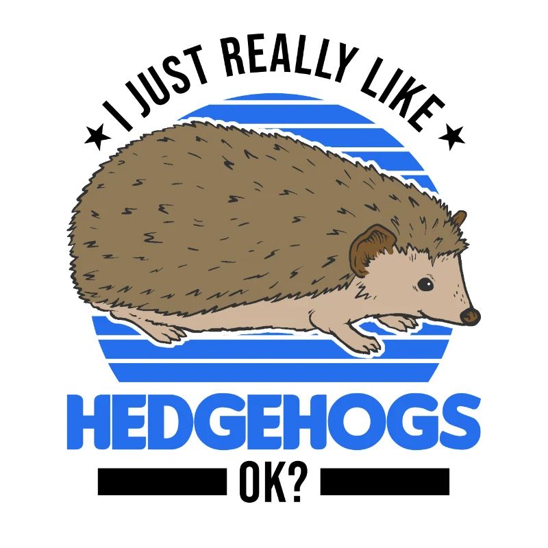J’aime vraiment Hedgehogs Igel