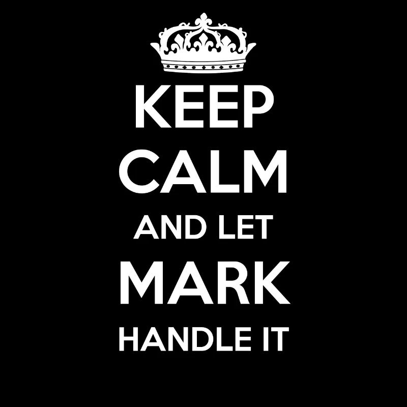 Keep Calm Handle It - Prénom Nom Funny Mark