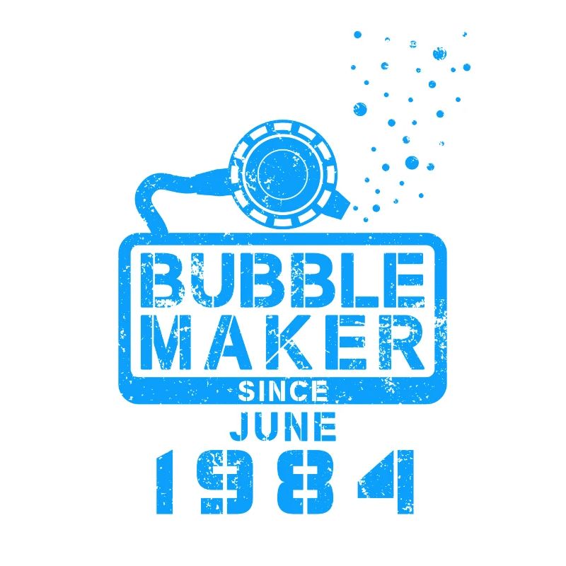 Taucher Geburtstag Bubblemaker seit Juni 1984