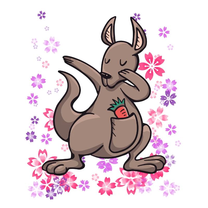 Känguru Australien Beuteltier Mädchen