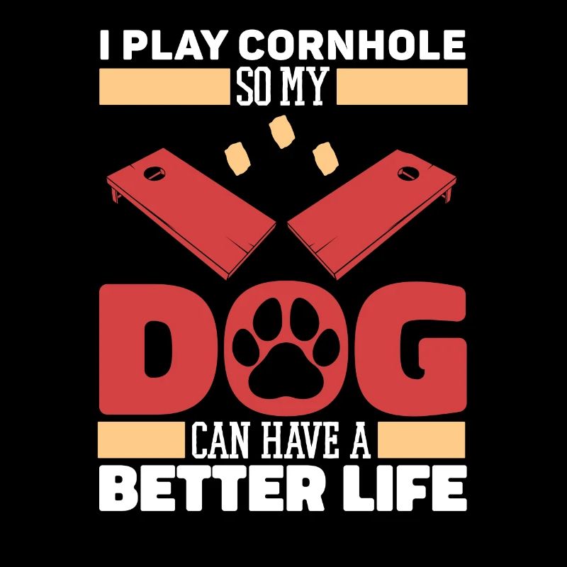 Cornhole Blind Hole Game Dog