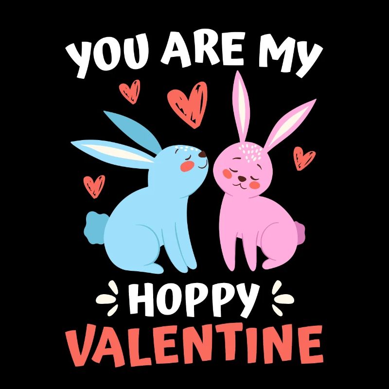 Hoppel Rabbit J’adore mon lapin Saint-Valentin