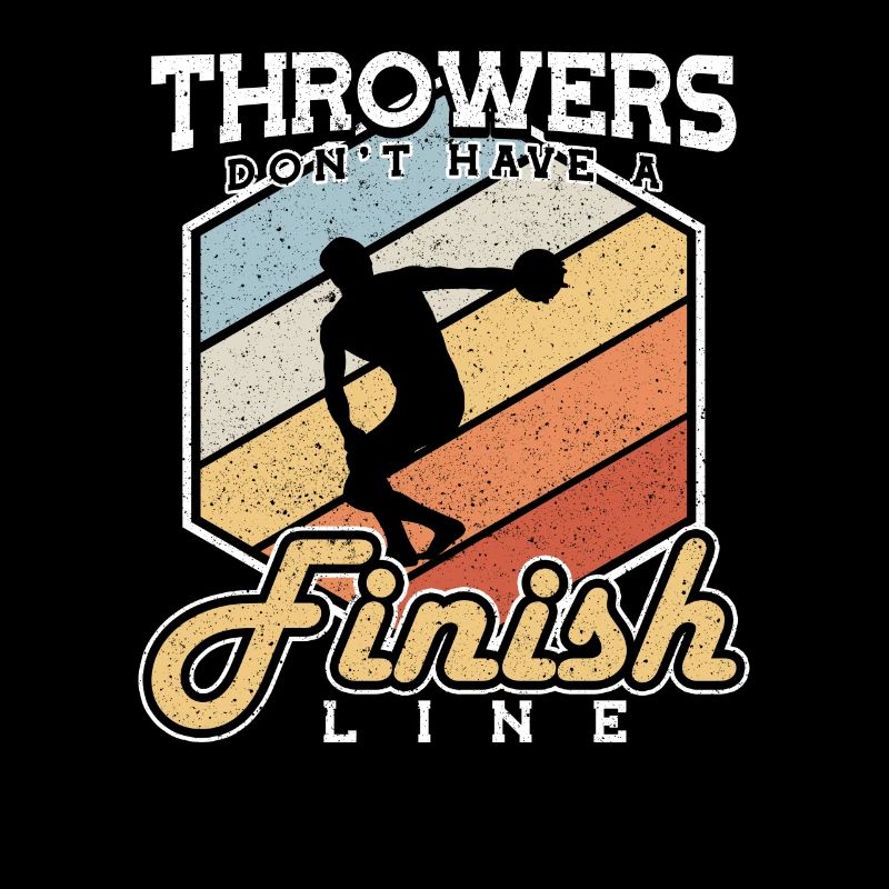 Diskus Throwers Have No Finish Lines Diskuswerfer
