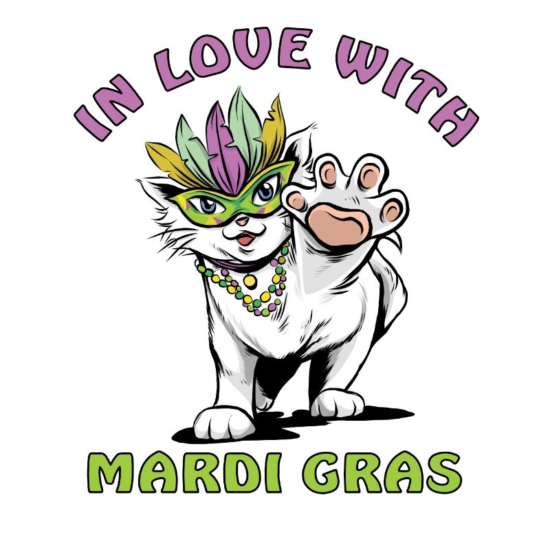 Mardi Gras Carnaval Carnaval Costume de chat