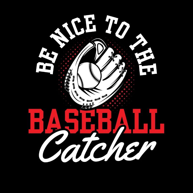 Soyez gentil avec le receveur de baseball Passe-temps