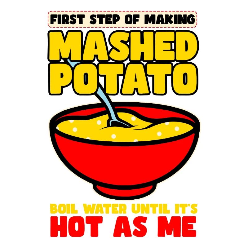 First Step Of Making Mashed Potatoes