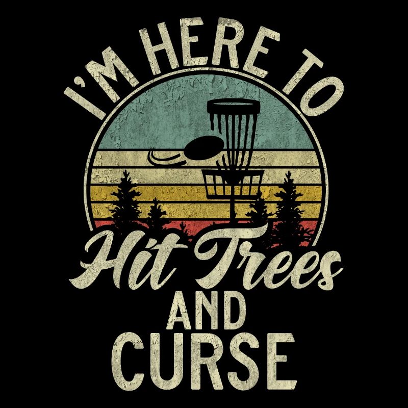 Funny Disc Golf & Ultimate Frisbee Player