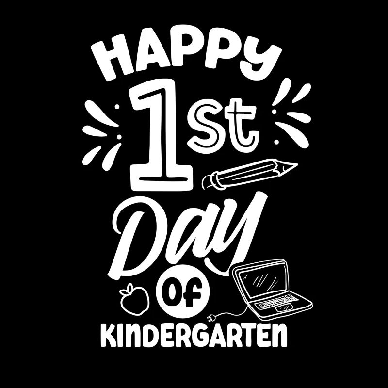 Froher 1 Tag Des Kindergartens Kindergarten Süß