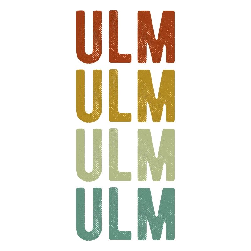 Ulm Stadt Retro Vintage