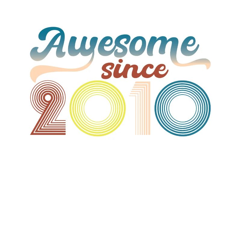 Fantastic since 2010 retro 13th Bitrthday