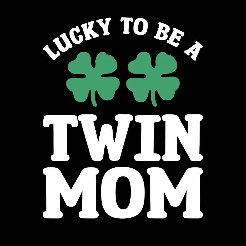 Glücklich, eine Zwillingsmutter zu sein St. Patrick's Day Saint