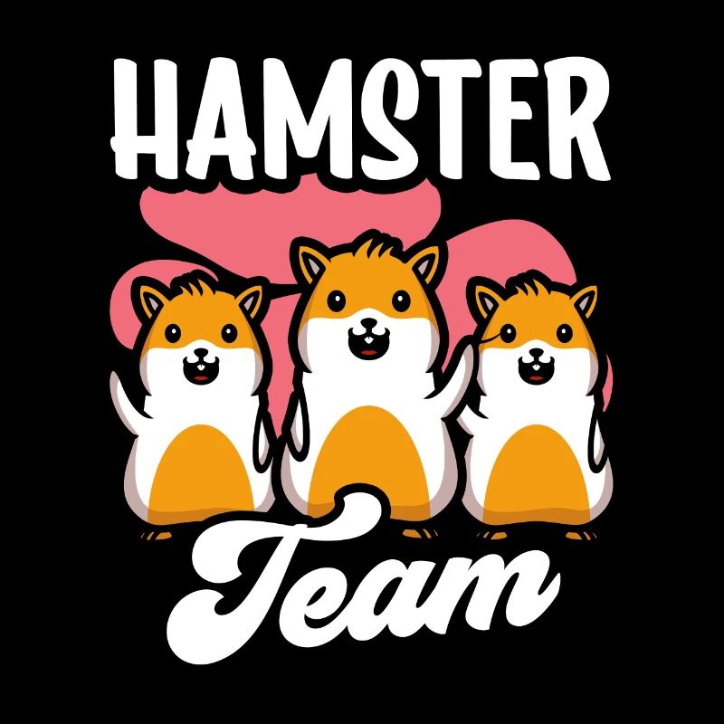 Hamster Team Propriétaire d’animaux mignon