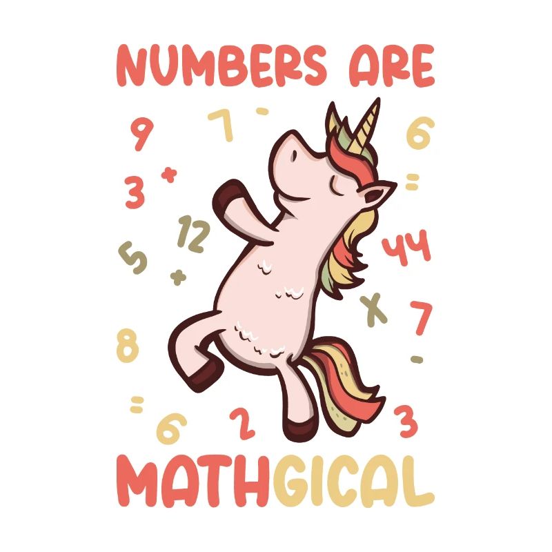 Math Number Lovers Mathematics Unicorn Teacher
