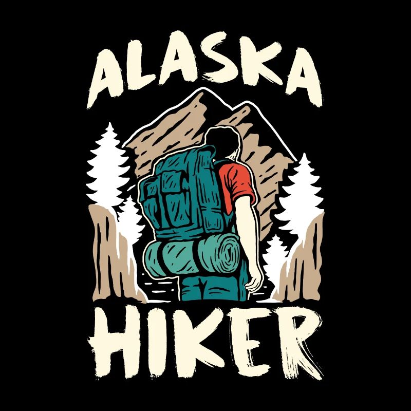 Alaska Wanderer Natur Wanderung Wandern