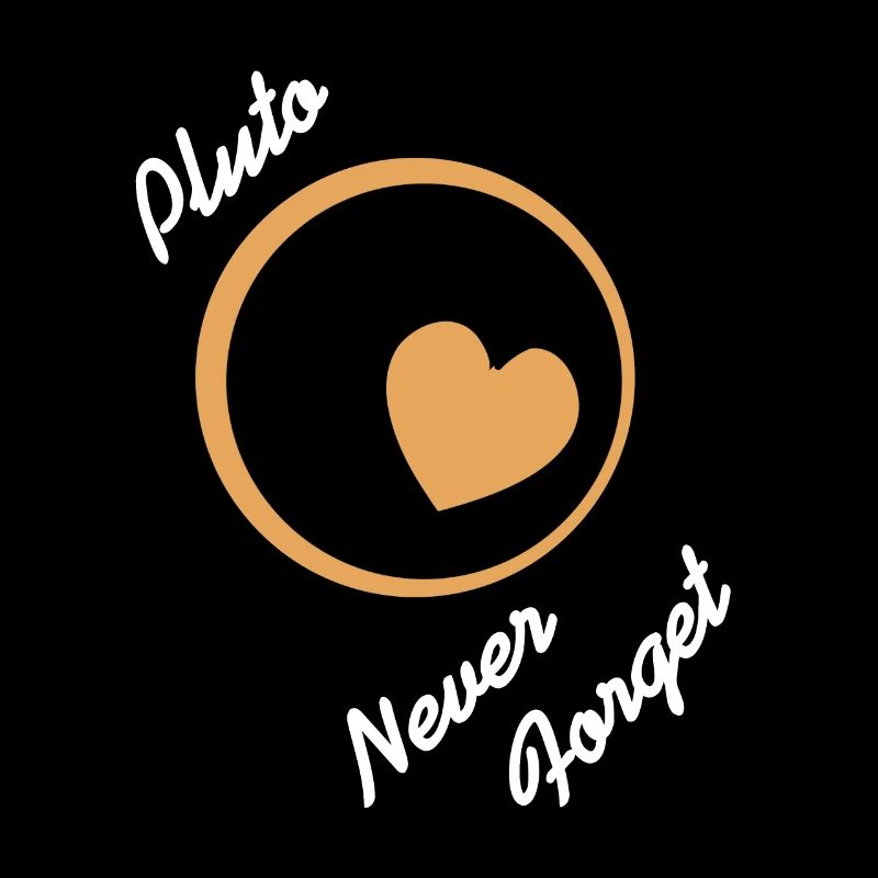 PLUTO Never Forget Retro Funny Astronomer T-Shirt