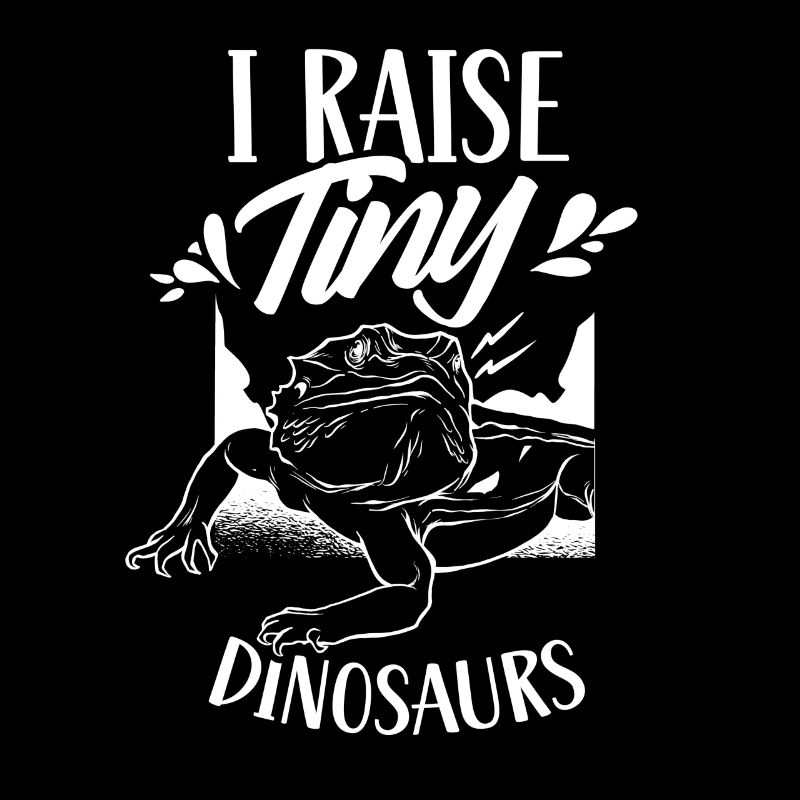 Ich Ziehe Winzige Dinosaurier Auf Bearded Dragon
