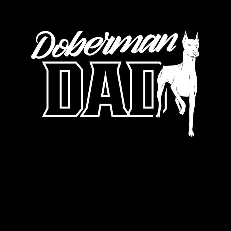 Doberman Papa Junge Typ Dobermänner Dobermann