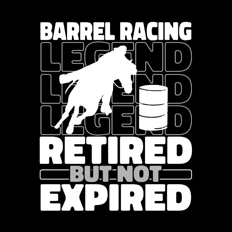 Retraité de course de barils