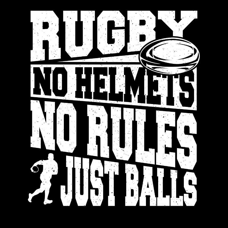 Rugby Pas de casques Pas de règles Juste des ballons