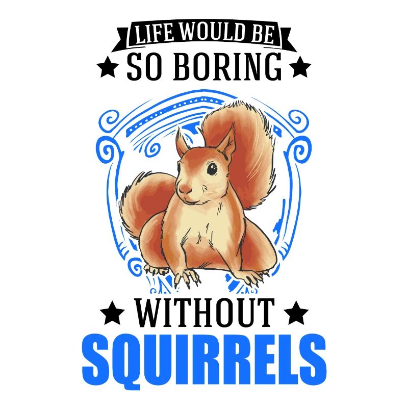 Eichhörnchen Geschenk Squirrel Grauhörnchen