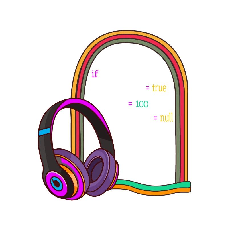 Chemise de programmeur, si le codage des écouteurs se concentre sur le tee,