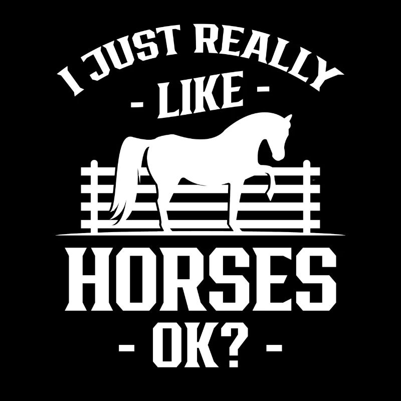 J’aime beaucoup les chevaux qui montent à cheval