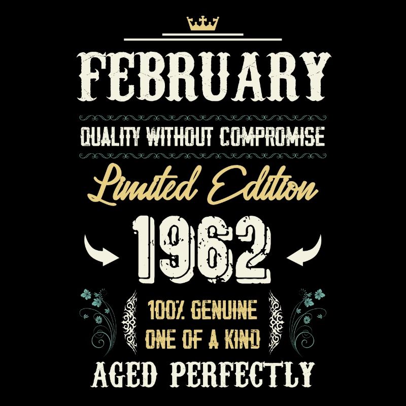 February 1962 Vintage Birthday Gift