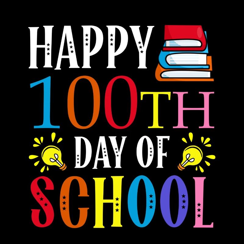 Joyeux 100e jour d’école Livres de devoirs