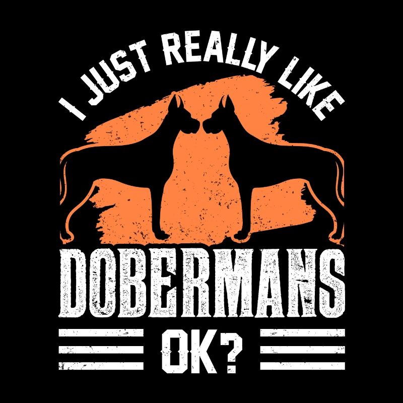 J’aime les dobermans juste beaucoup les chiens Doberman