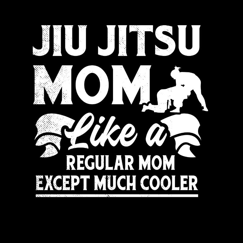 jiu jitsu funny cooler mom theme