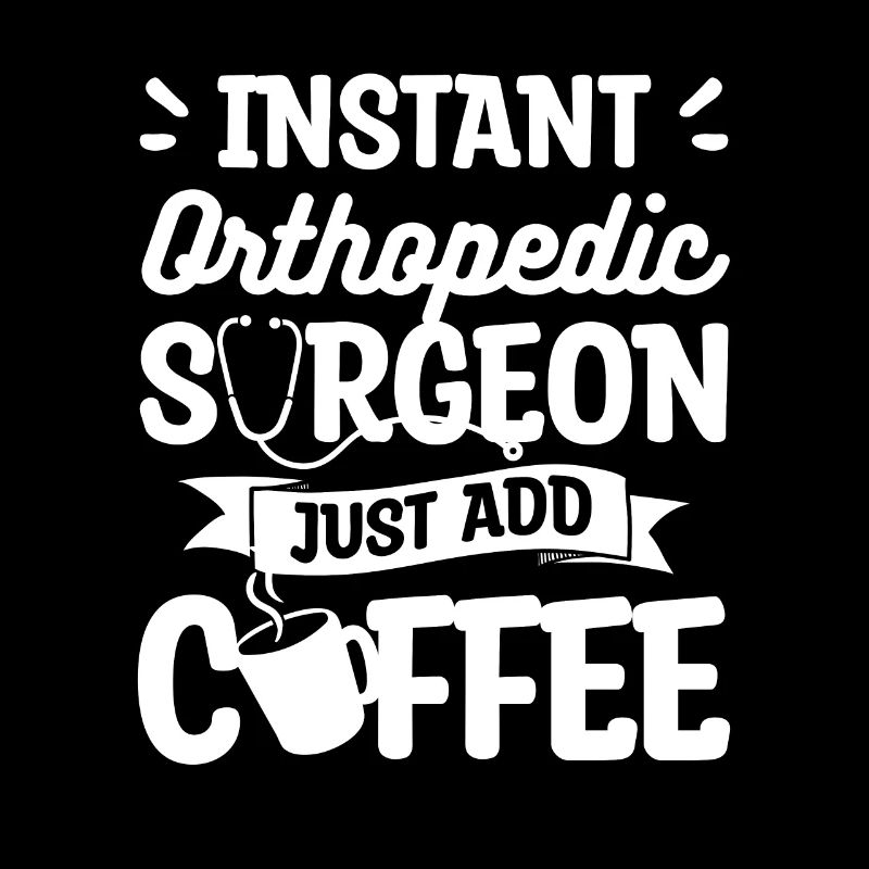 Chirurgien orthopédique instantané Il suffit d’ajouter du café