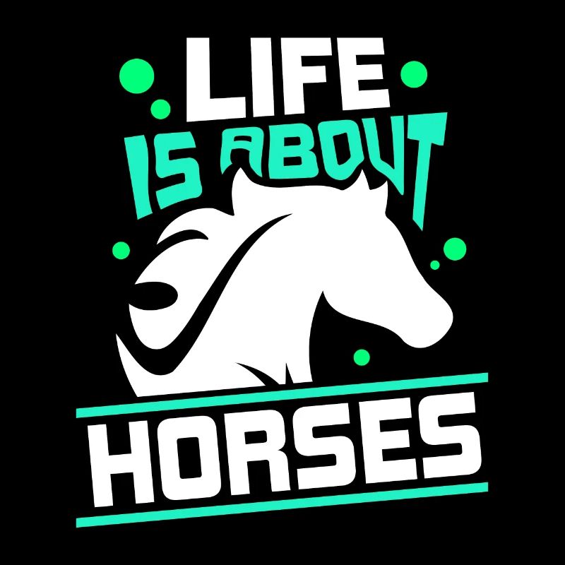 La vie se compose de chevaux d’équitation