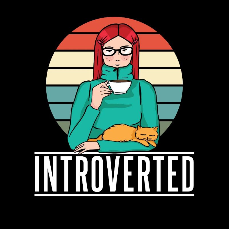 Introvertiert Sarkasmus Introvertierter Schüchtern
