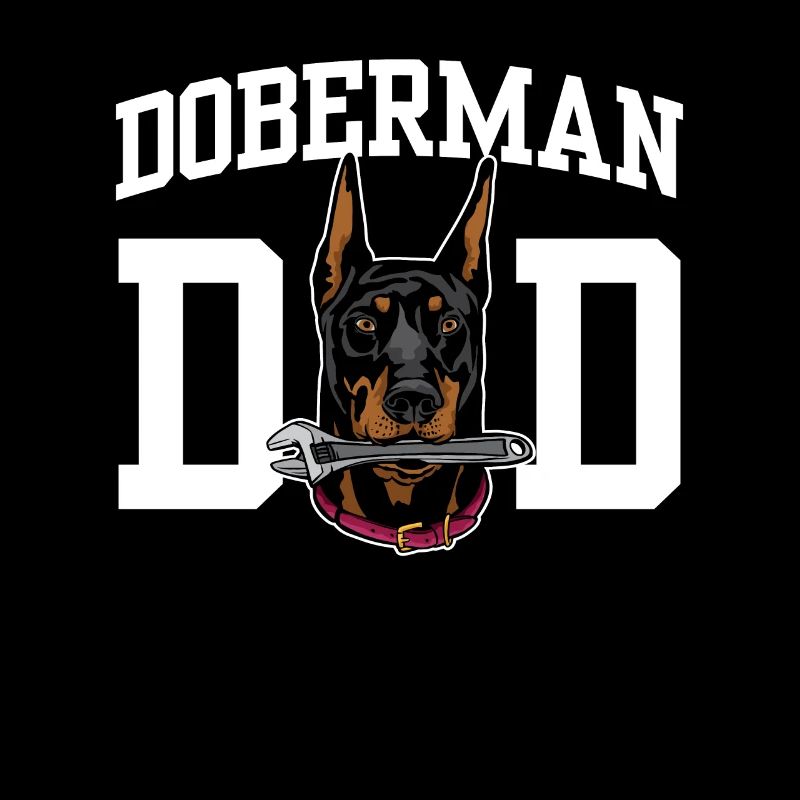 Doberman Papa Doberman Doberman Chiens