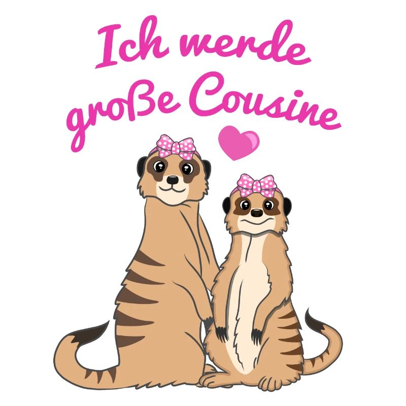 Ich Werde Große Cousine Erdmännchen Geschenk