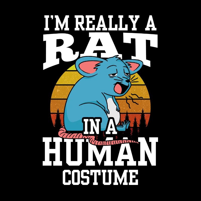 I am a rat in a human costume